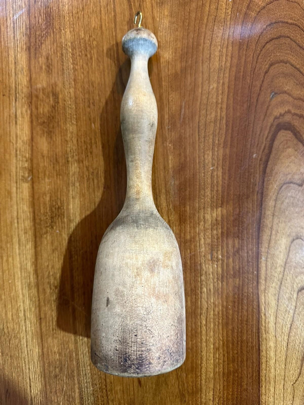 Primitive Wooden Potato Masher Farmhouse Kitchen Tool