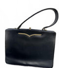 Vintage Riviera Bag England Black Top Handle