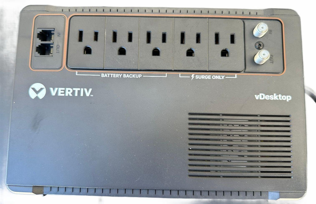 Vertiv 600VA UPS Battery Backup VDESK600LV