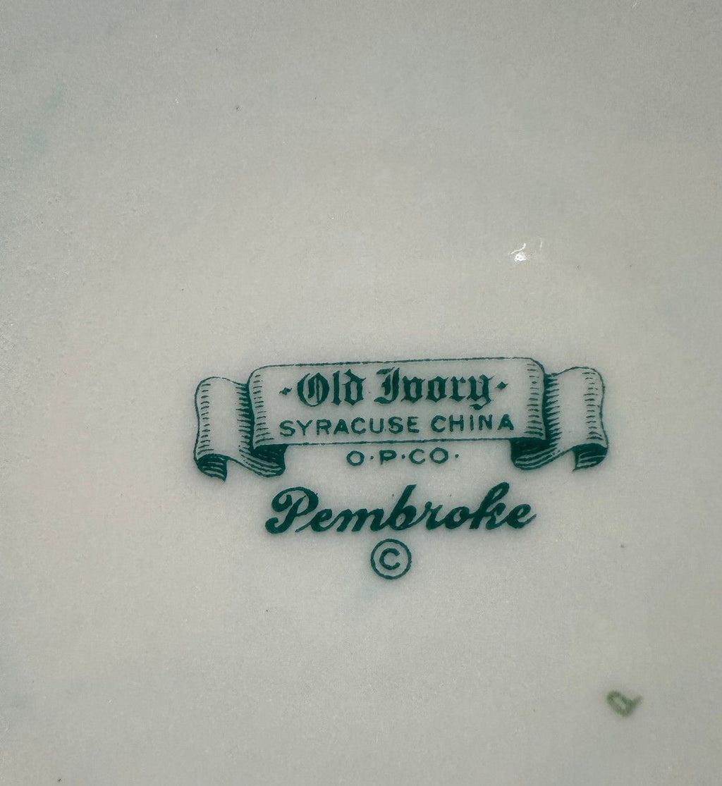 Syracuse China Old Ivory Pembroke 11 Piece Dinnerware