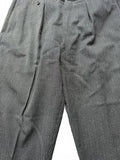 Vintage Men’s Striped Trousers Metal Zippers Suspender 32