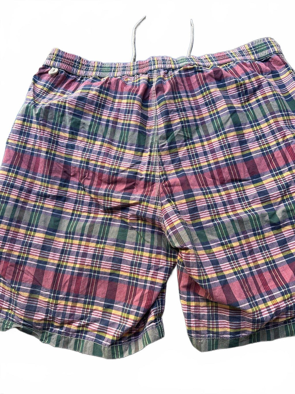 Polo Ralph Lauren Plaid Swim Trunks L Lined