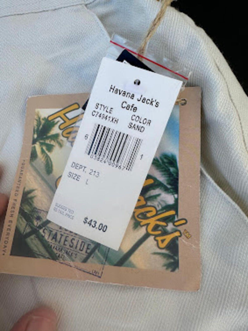 Havana Jack's Café Linen Blend Pants NWT
