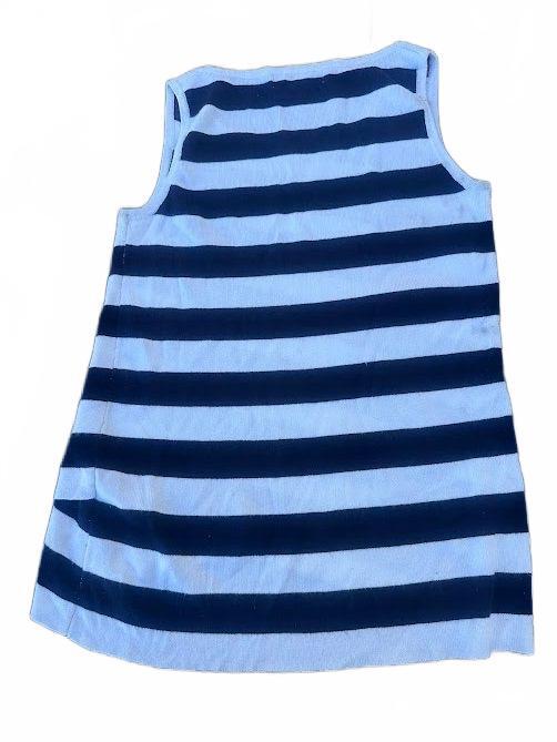 Philosophy Navy Stripe Sleeveless Knit Top XS