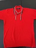 Vintage Red Knit Polo Sweater Men’s XS Unisex