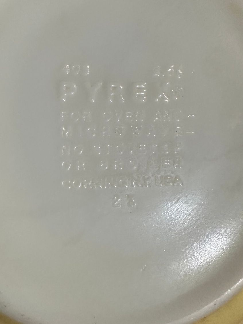 Vintage Pyrex Shenandoah 401 403 Mixing Bowls Set of 2