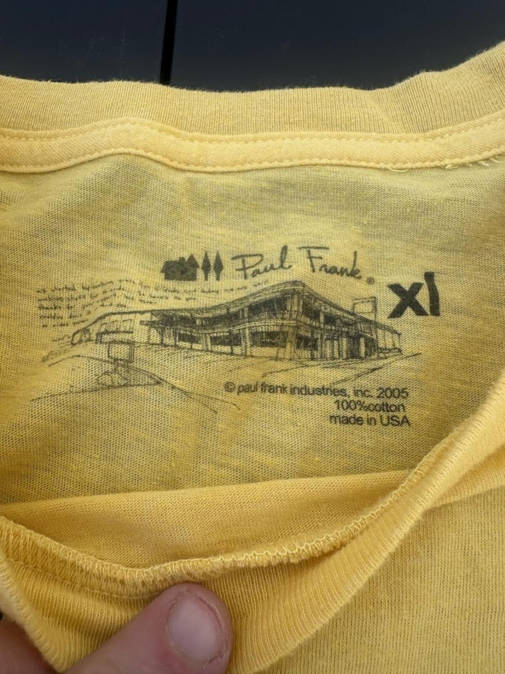 Paul Frank Fly Fishing Graphic Tee XL