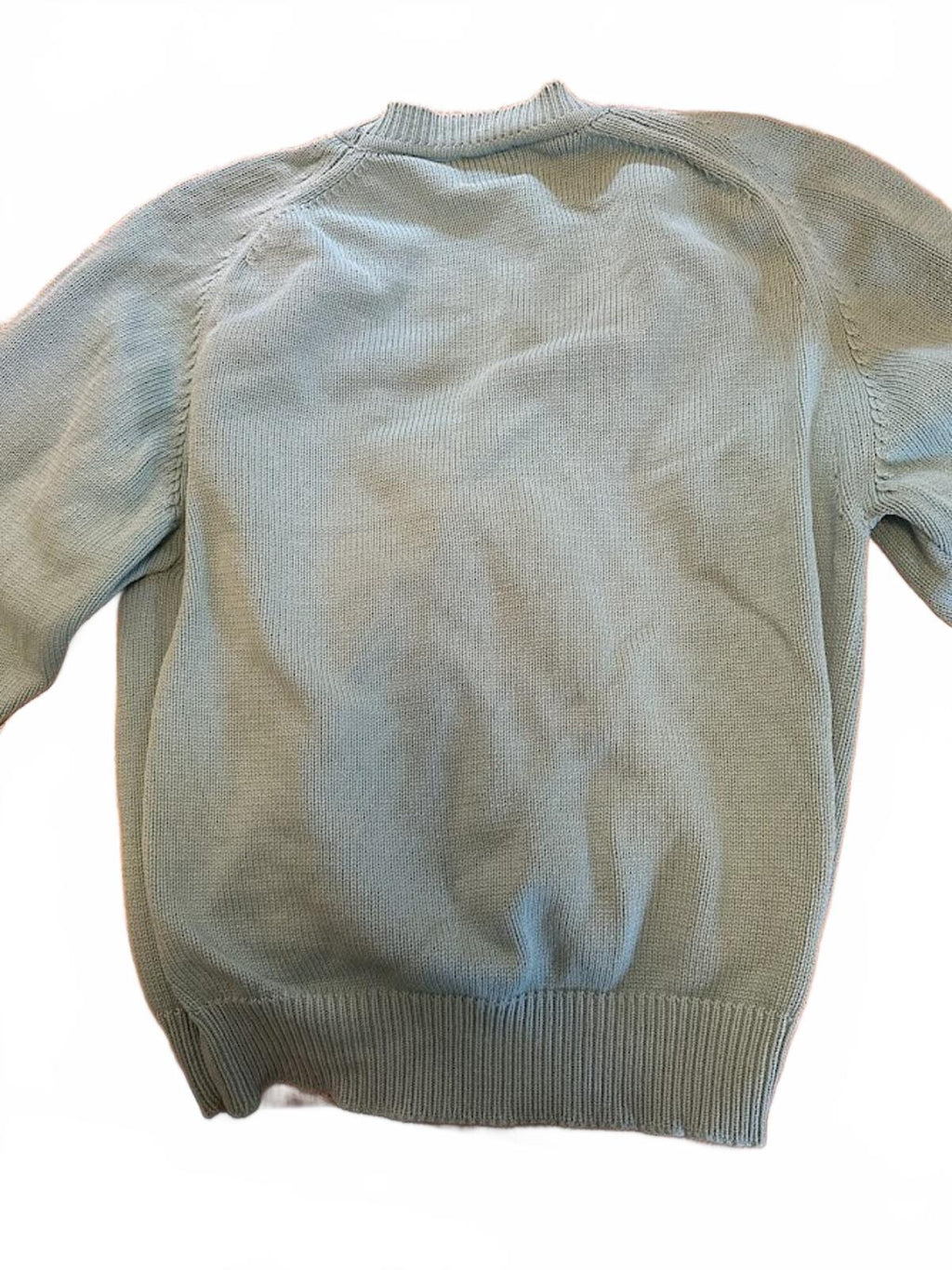 GAP Teal Cotton Cardigan Sweater M