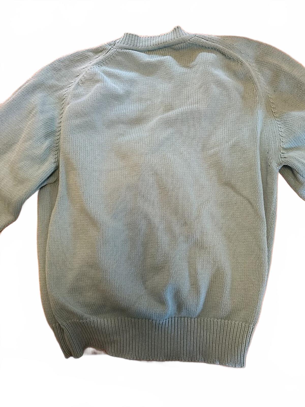 GAP Teal Cotton Cardigan Sweater M