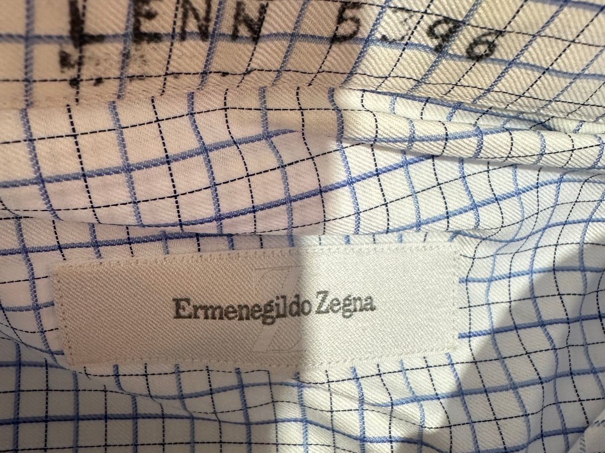 Ermenegildo Zegna Men's Windowpane Check
