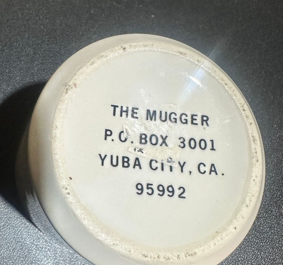 Vintage The Mugger AT-6 Texan WWII Airplane Mug