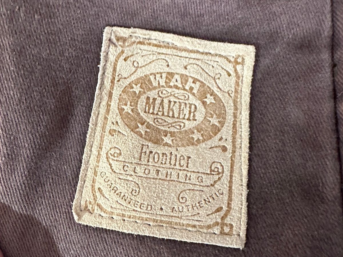Frontier Brown Cotton Work Pants 38x32 USA