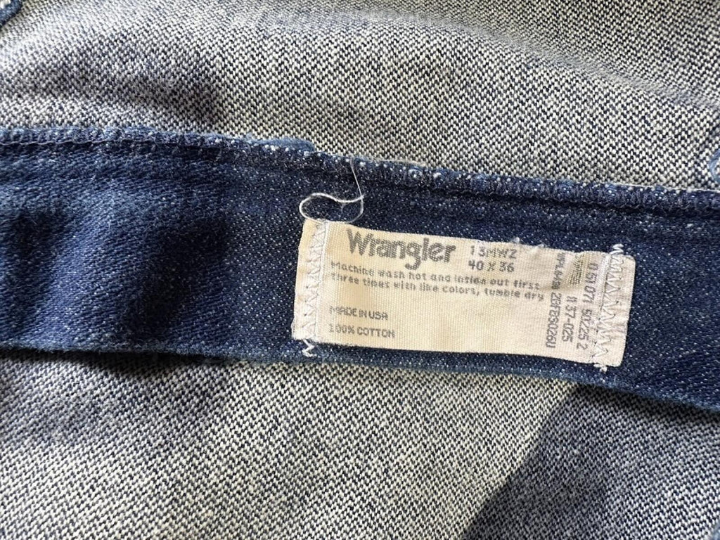 Wrangler Jeans 40x36 Straight Fit Denim Blue