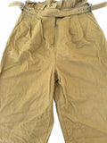 Mustard ASOS Paperbag Waist Pants NWT