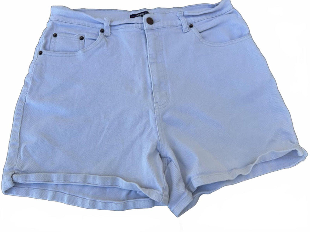 Vintage Bill Blass Stone Denim Shorts Sz 14