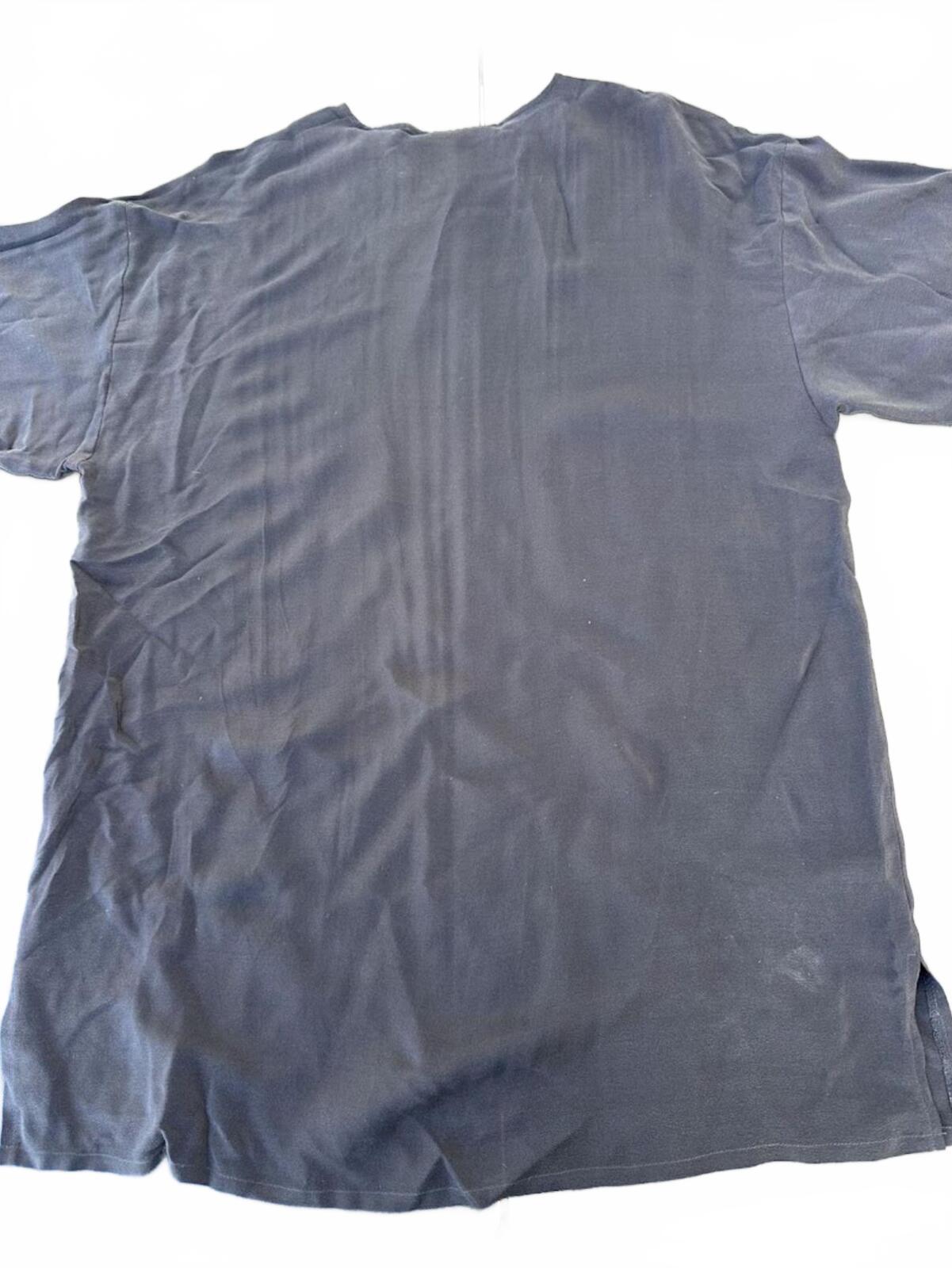 First Class Silk Black Blouse Size M