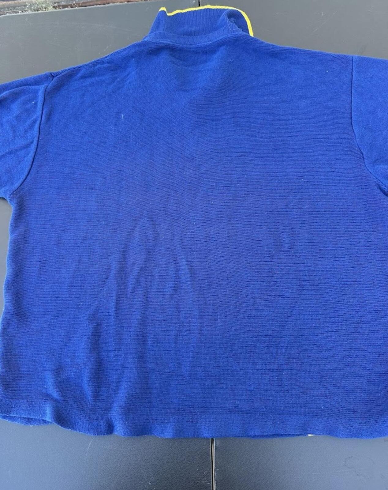 Vintage USA Acrylic Knit Polo Shirt