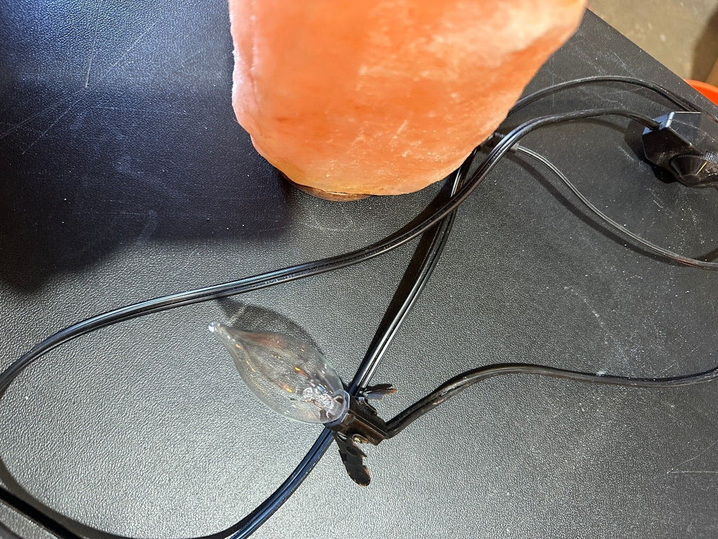 Natural Himalayan Salt Lamp 9" Tested Working