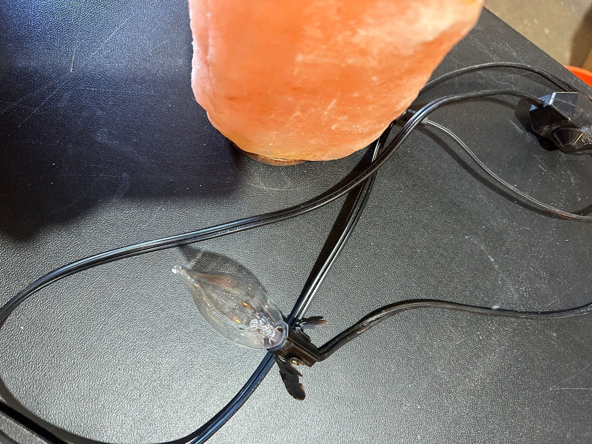 Natural Himalayan Salt Lamp 9" Tested Working