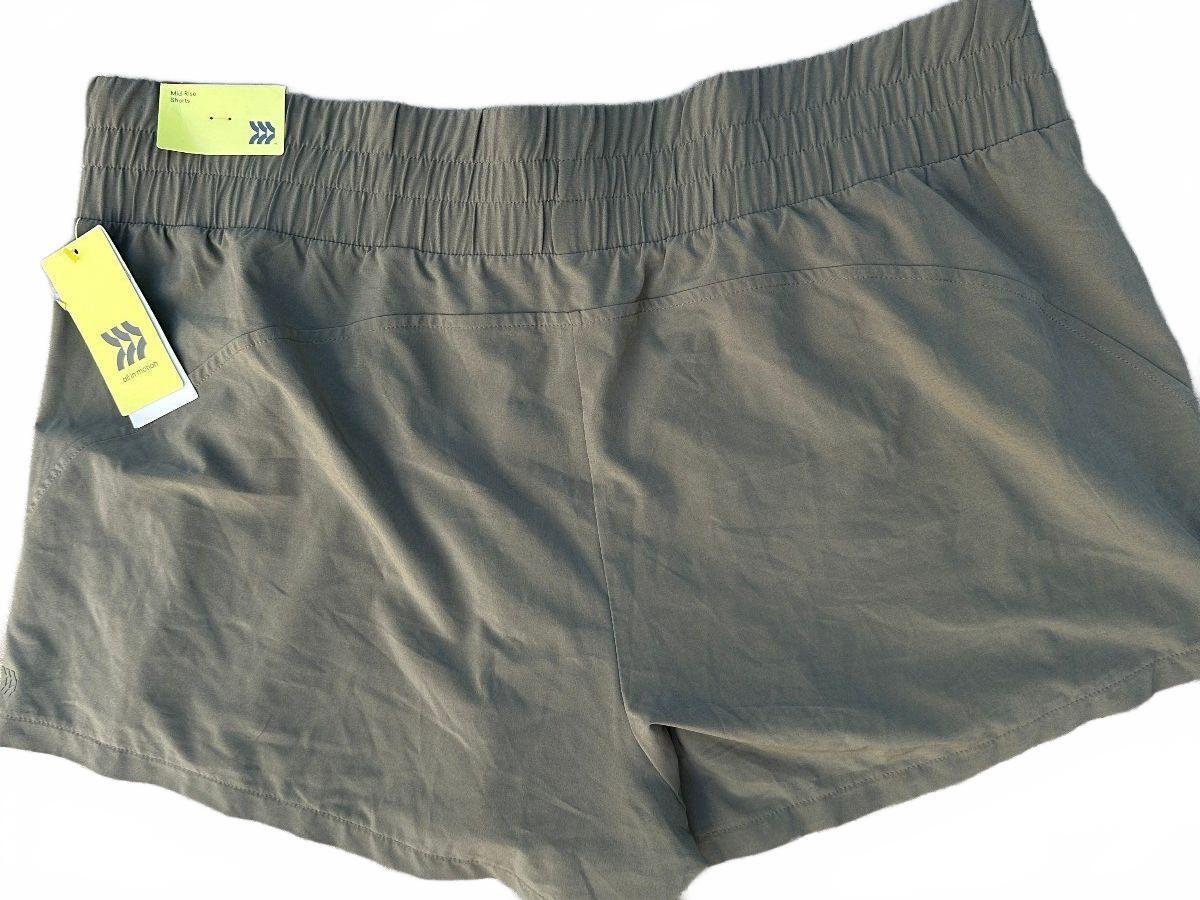 All in Motion Women XXL Moss Green Shorts NWT