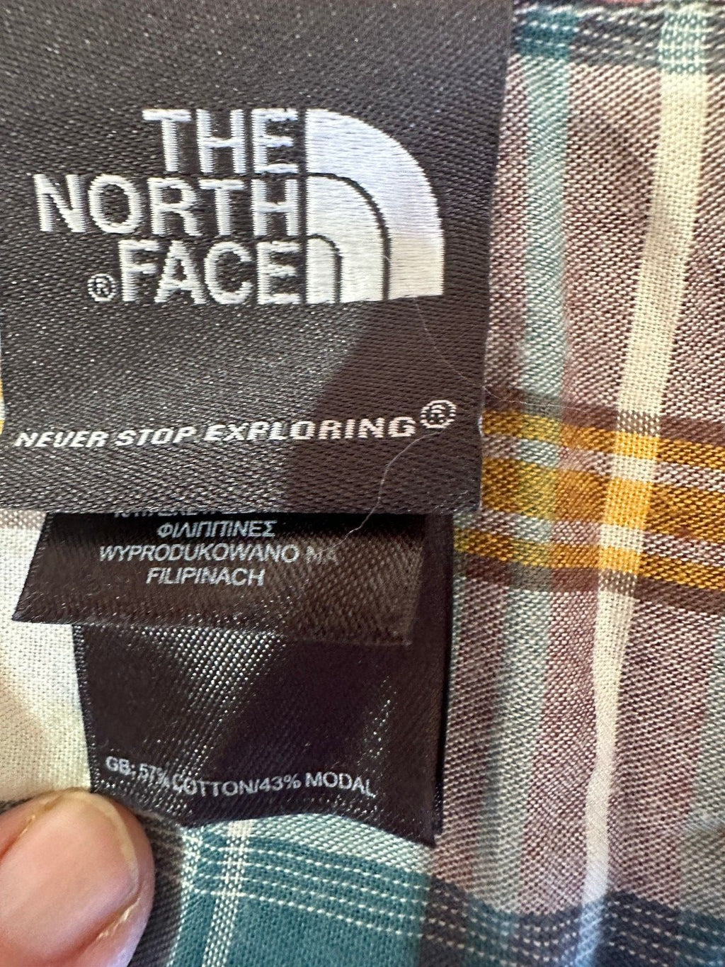The North Face Plaid Button-Up Shirt XL