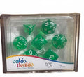 Oakie Doakie Translucent Green RPG 7 Dice Set