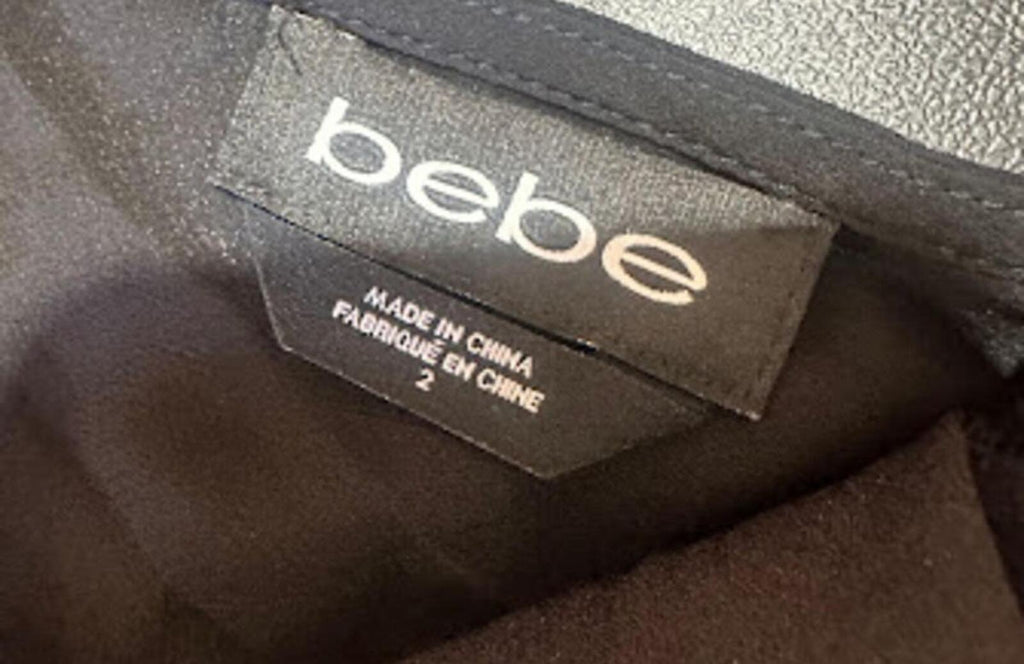 Bebe Black Lace back Romper Size 2