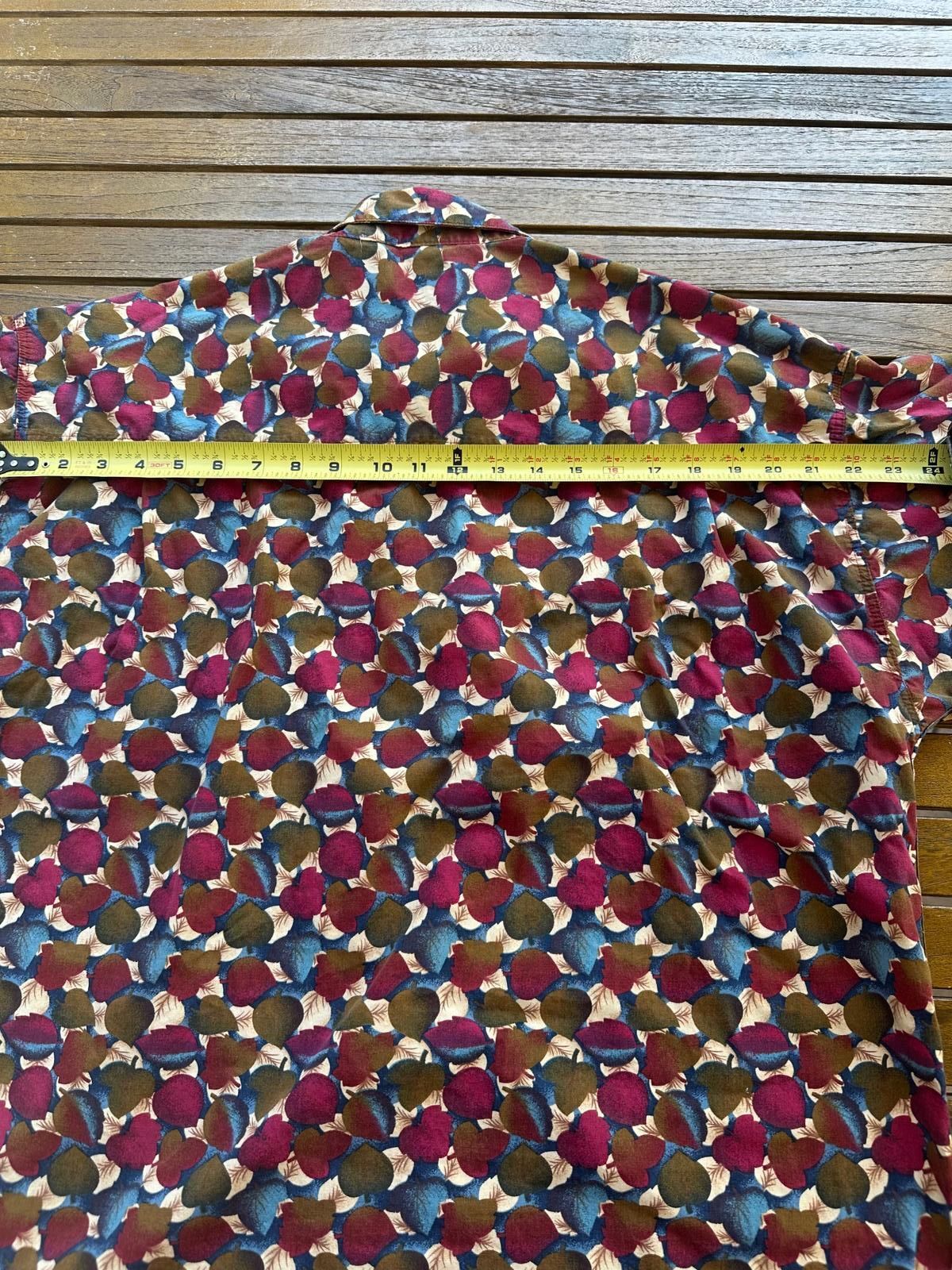 Vintage 90s Structure Floral Shirt Men's Large Korea