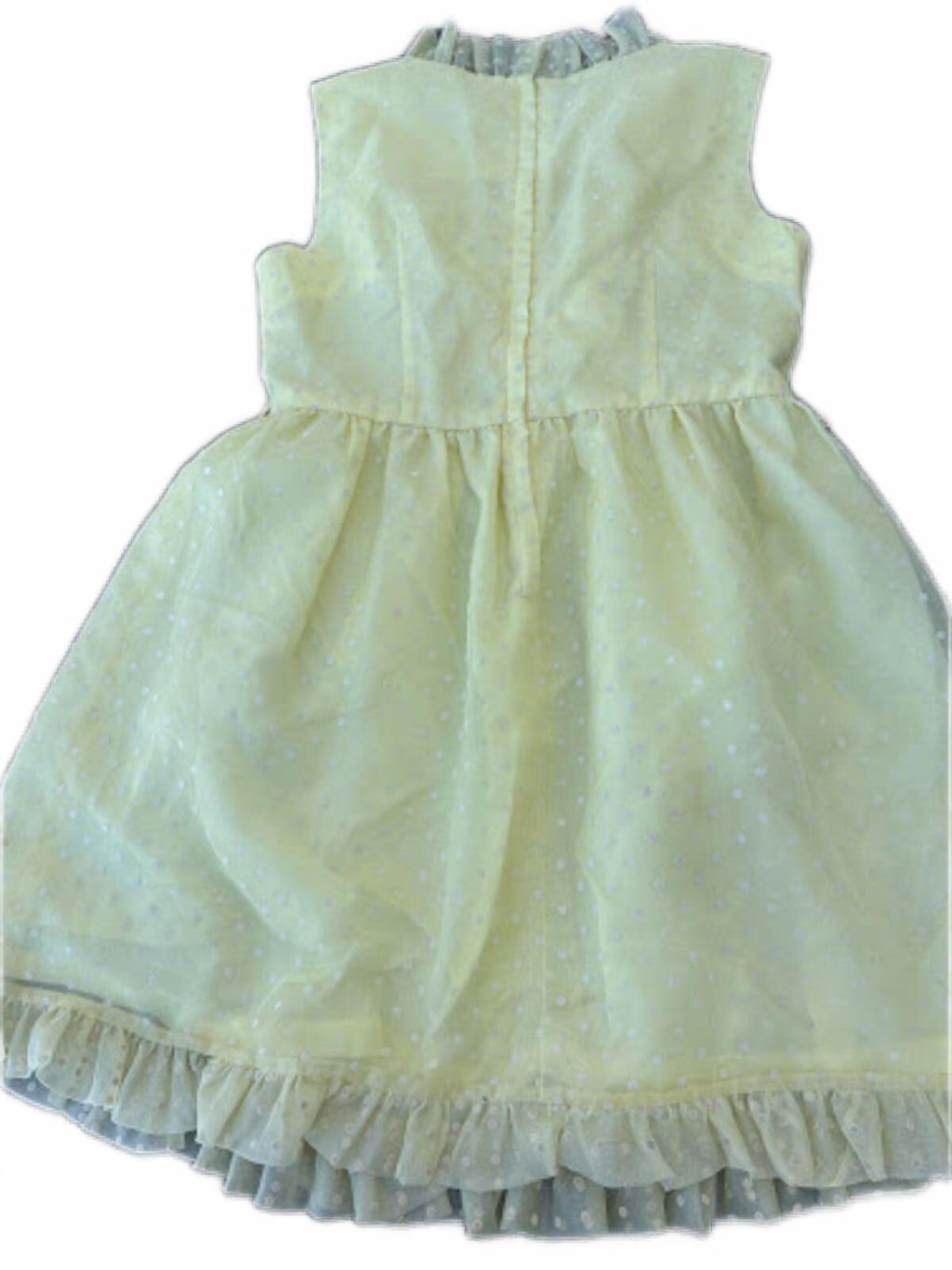 Vintage Robbie Rivers Yellow Party Dress 9