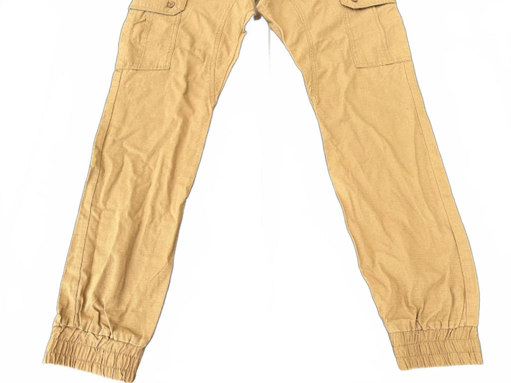 Southpole Cargo Jogger Pants Wheat L NWT