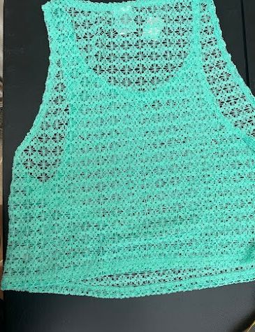PINK Victoria's Secret Crochet Tank NWT