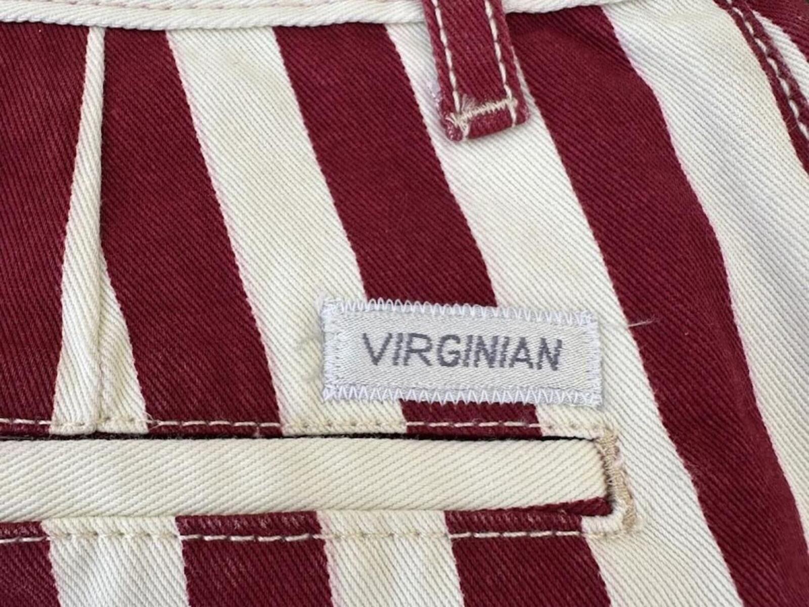 Virginian Red White Stripe Shorts Size 31