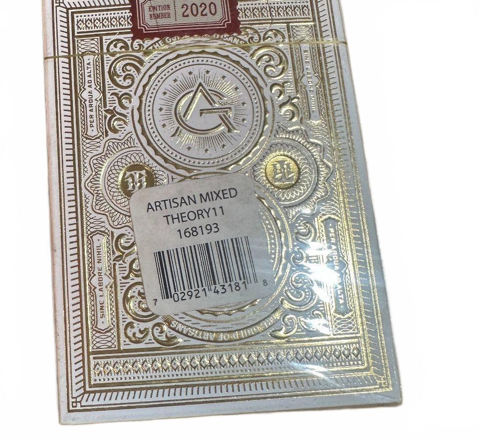 Theory11 White Artisan Playing Cards Sealed 2020 Gold Foil