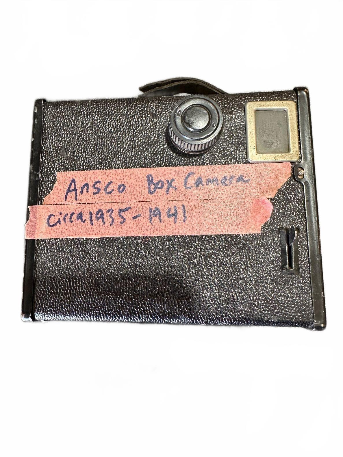 Vintage Ansco No. 3 Box Camera 120 Film USA