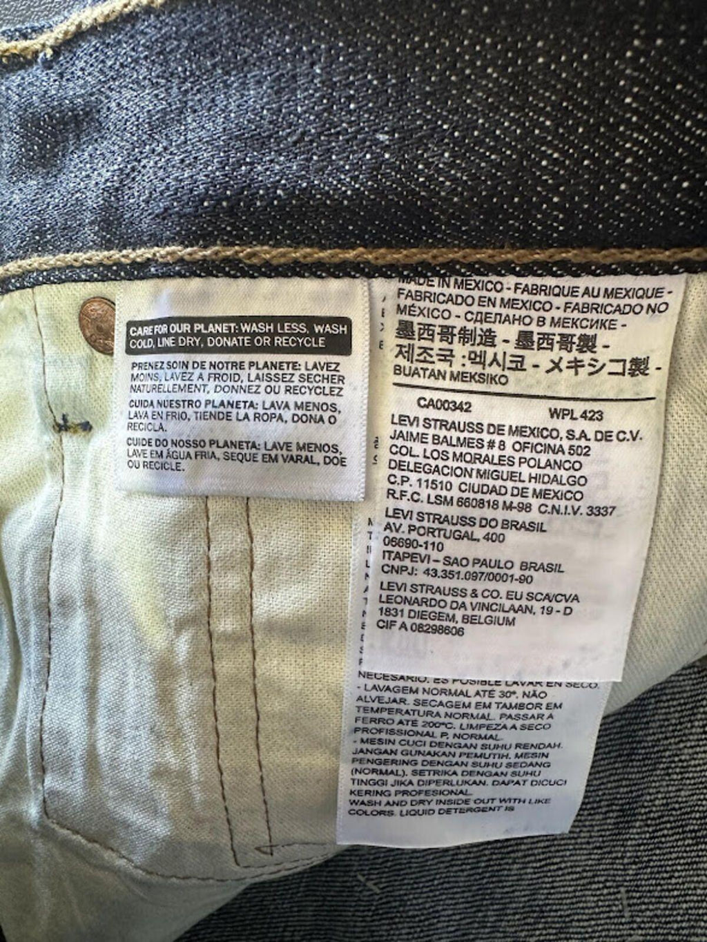 Levi’s 501 Dark Wash Jeans NWT 34x32