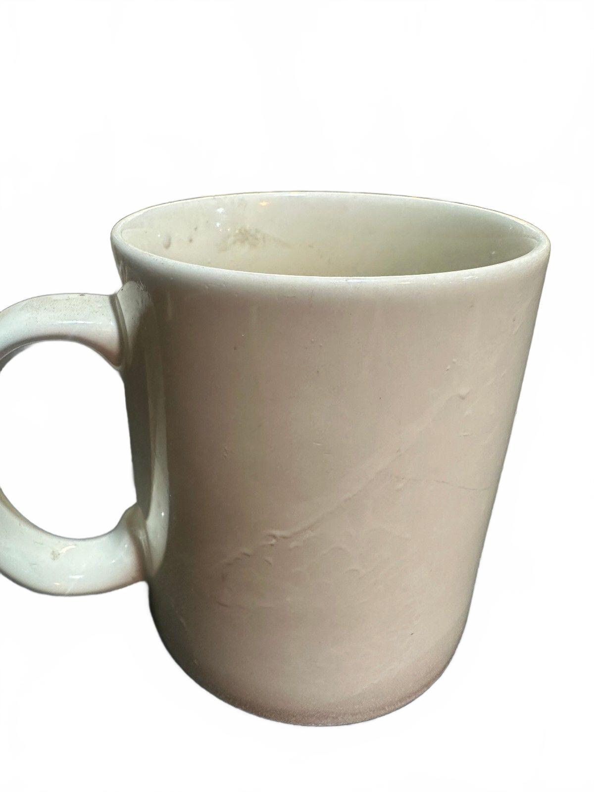 Vintage Flower Market White Geese Ceramic Mug