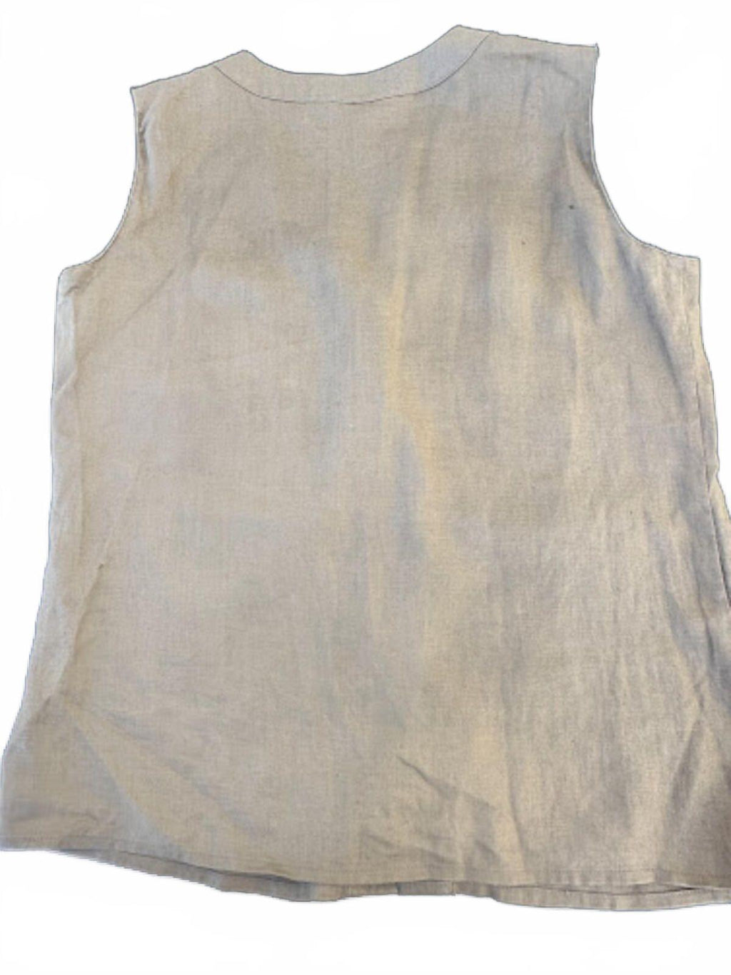 Regina Porter 100% Linen Vest Top Size 8