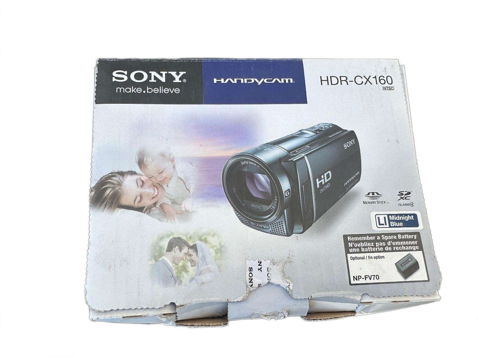 Sony HDR-CX160 HD Handycam Camcorder Complete