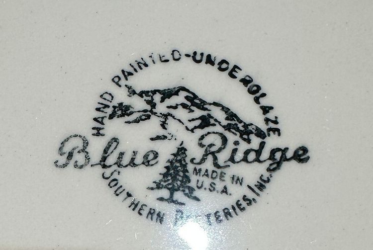 Blue Ridge Southern Dogwood 5 Pc Dinnerware Set Vintage
