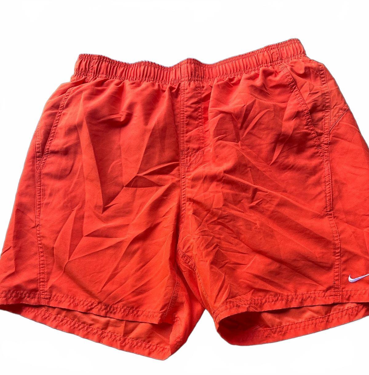 Nike Orange Lined Swim Trunks Men's Large