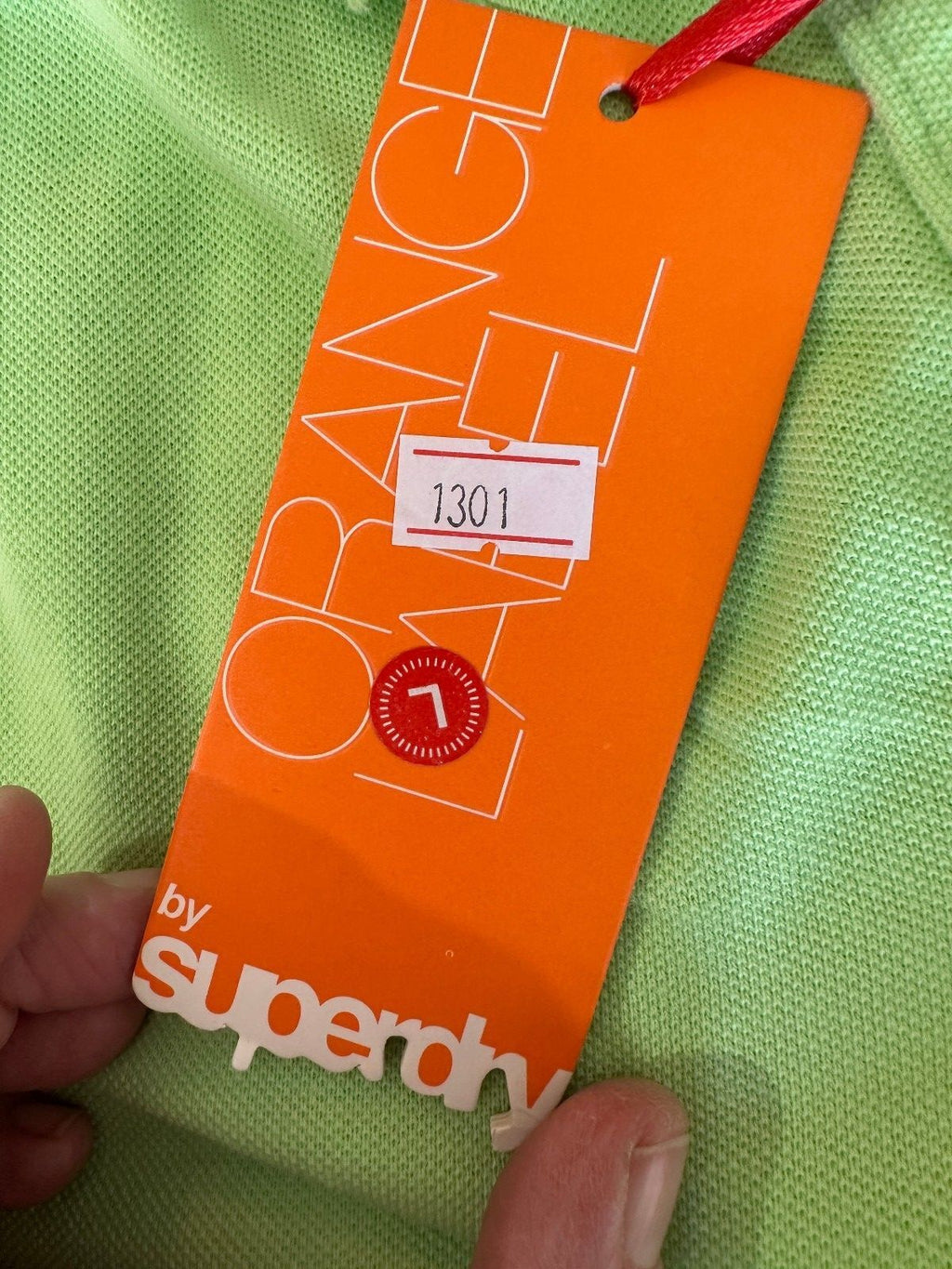Superdry Lime Green Polo Shirt NWT Men's L