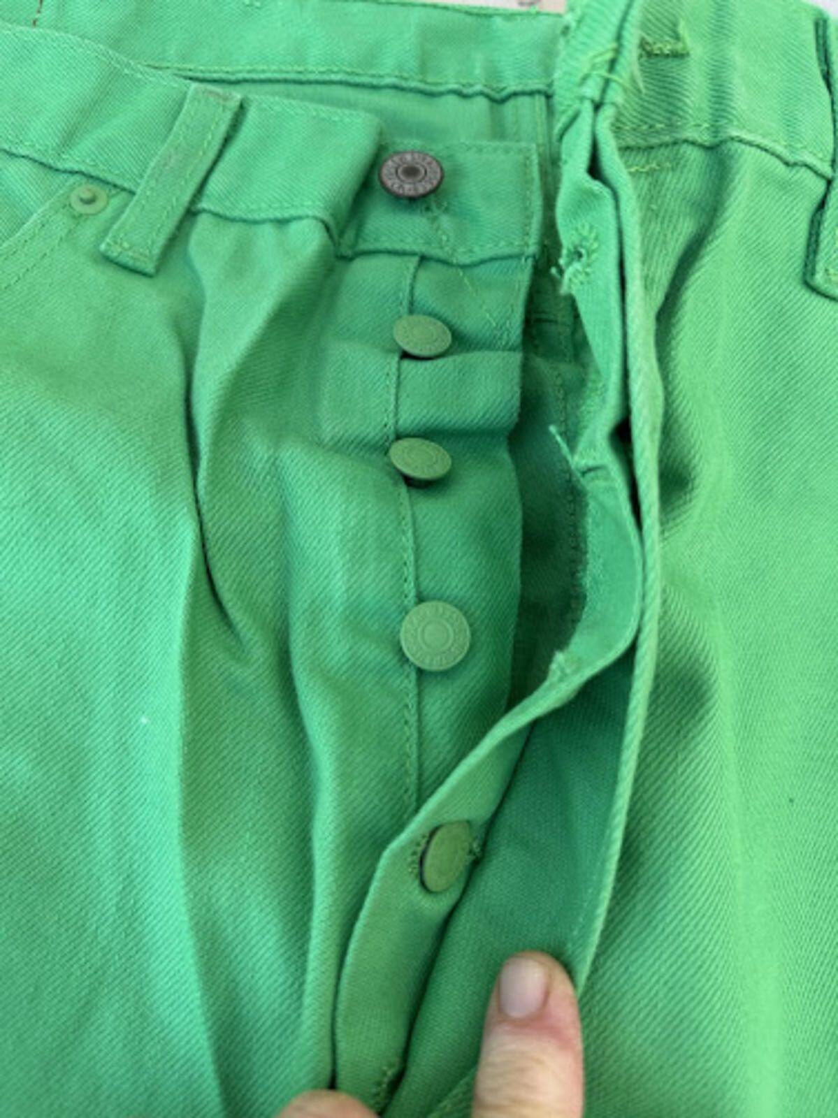 Levi's Green Button Fly Jeans 40x30