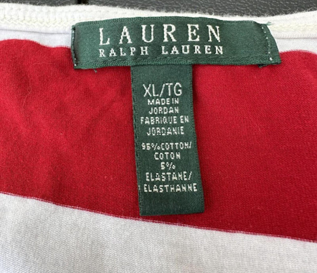 Lauren Ralph Lauren Stripe Tank Top XL