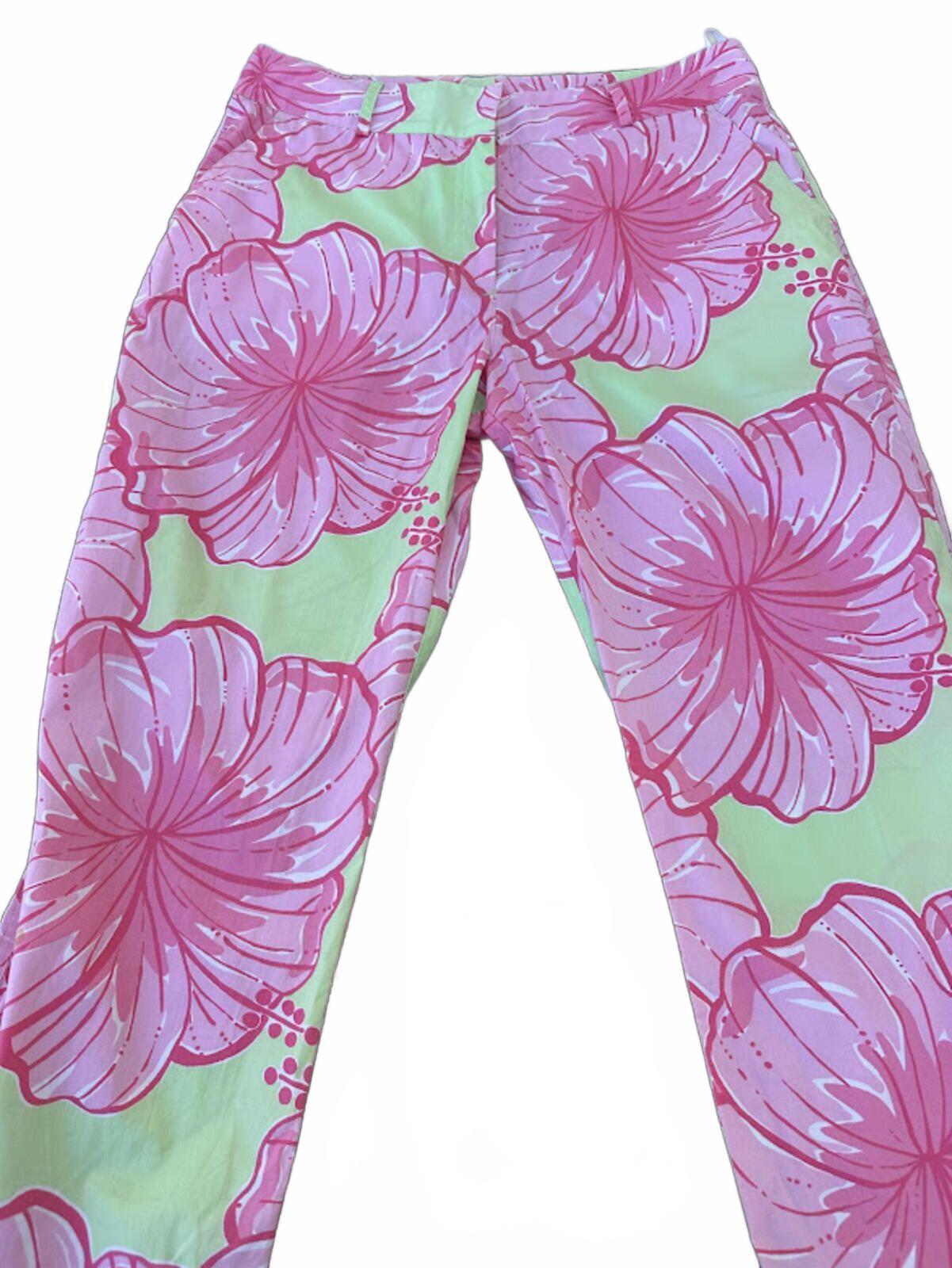 Lilly Pulitzer Hibiscus Capri Pants