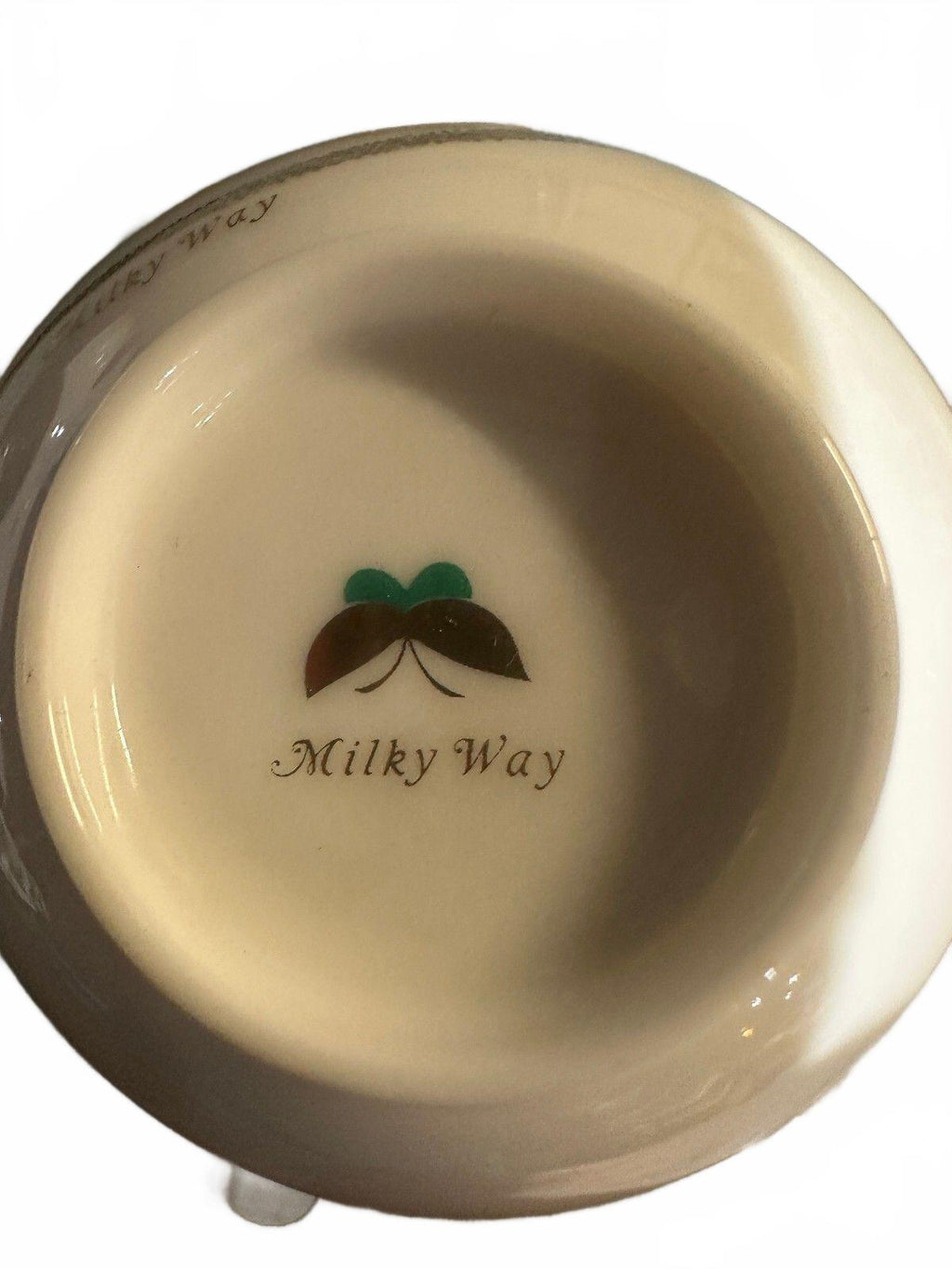 Vintage Milky Way Butterfly China Bowl Gold Trim 3.5"
