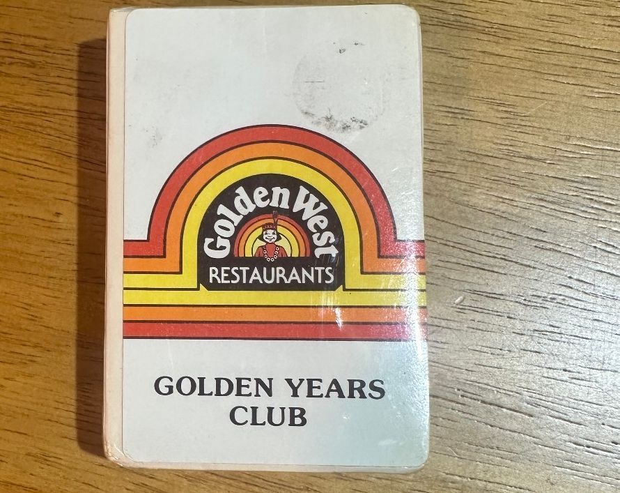 Vintage Golden West Restaurants Playing Cards Sealed