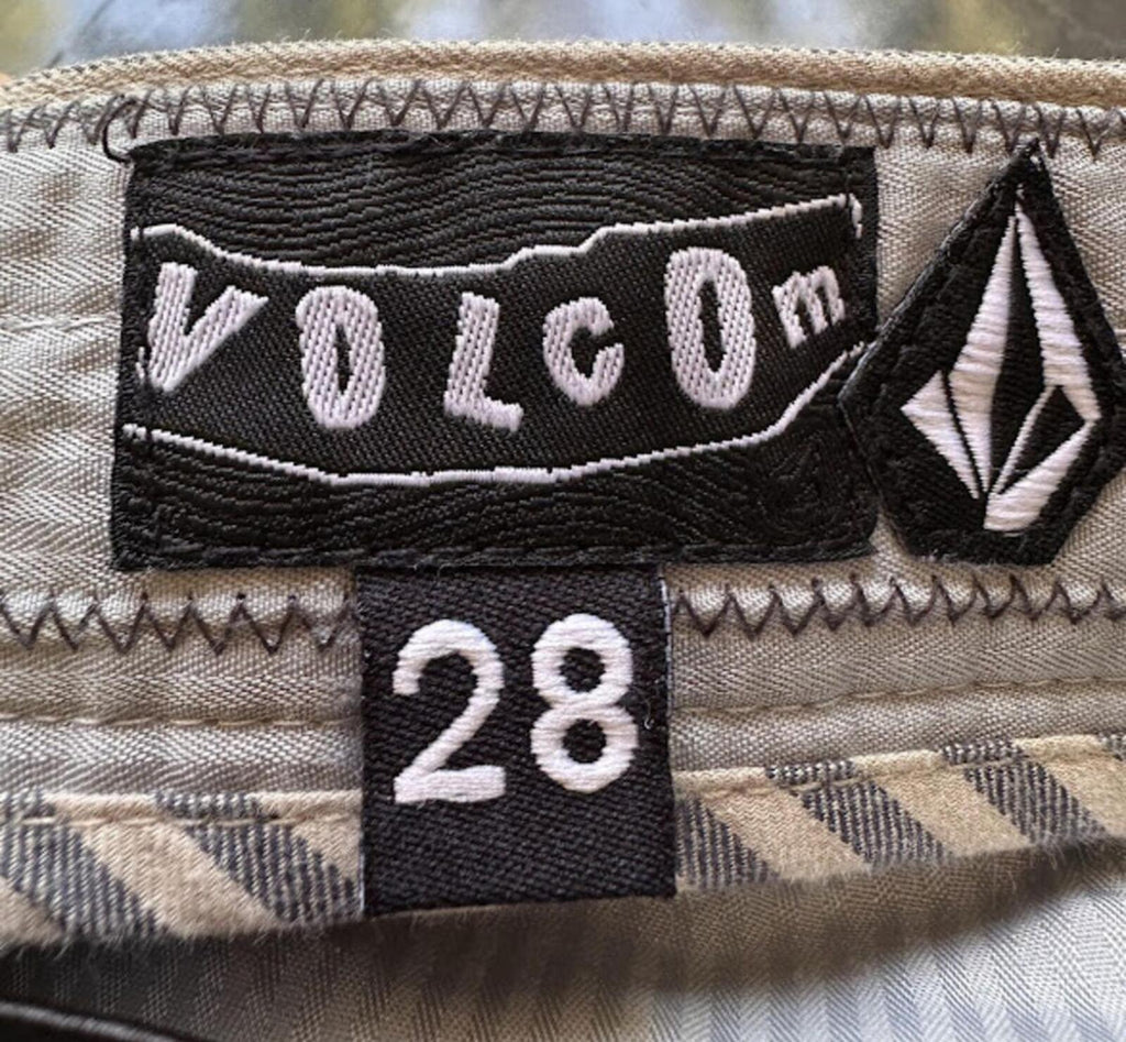 Volcom Striped Chino Shorts 28