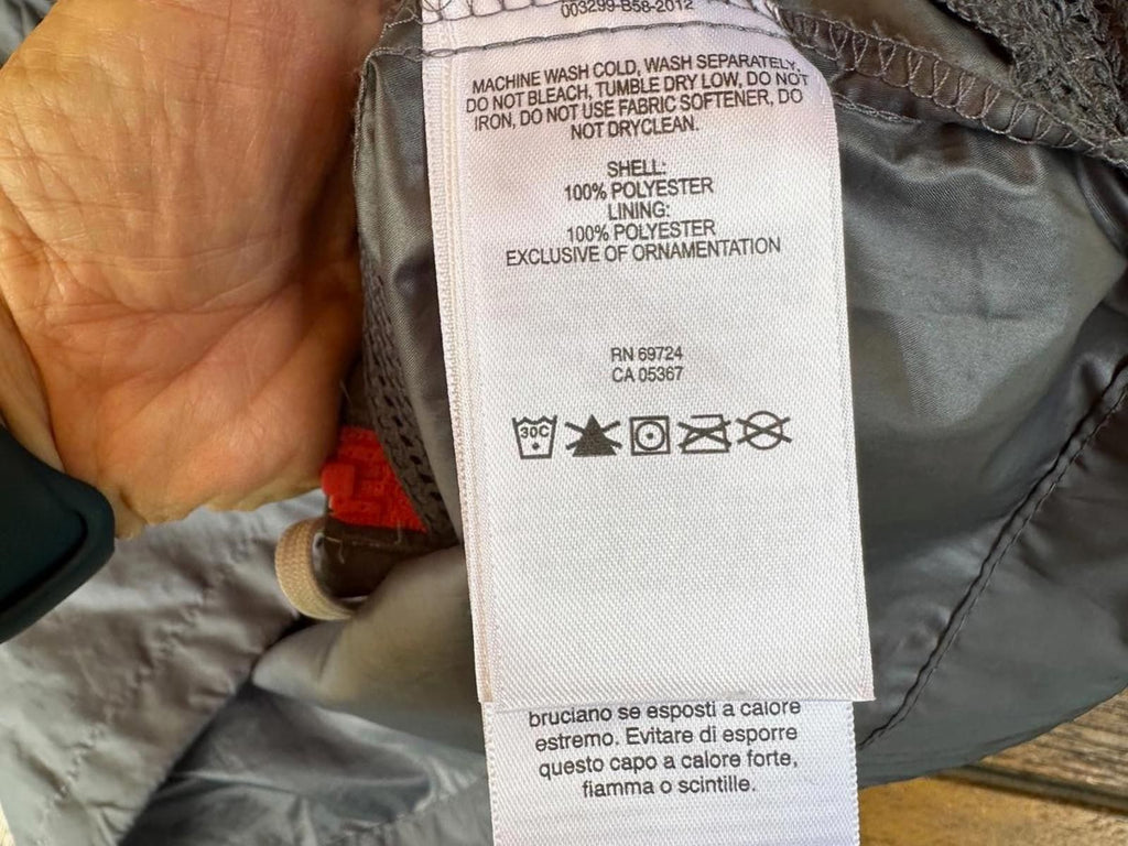 Columbia Two-Tone Gray Windbreaker Jacket Large