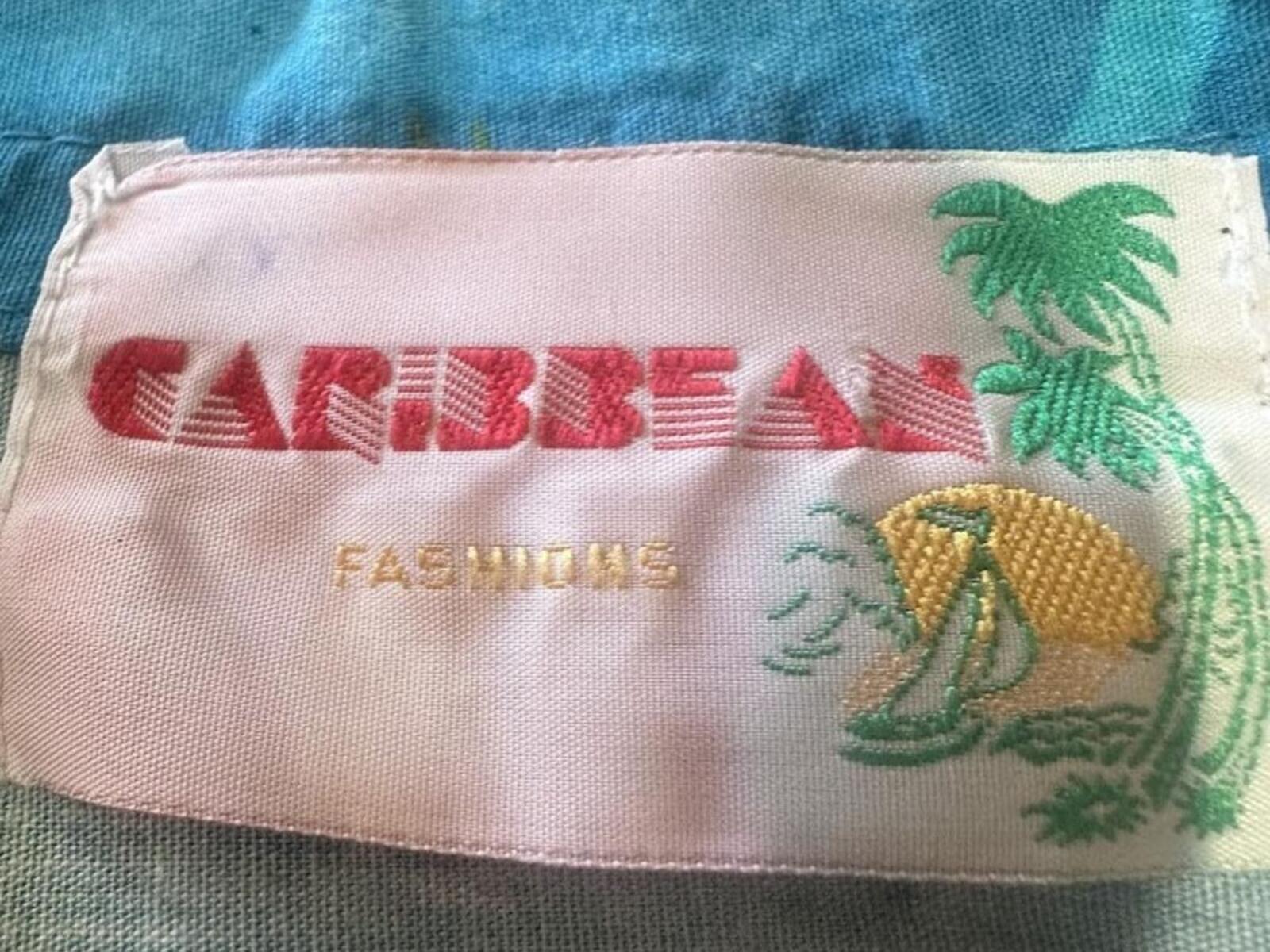 Caribbean Fashions Tropical Beach Hawaiian Shirt XL