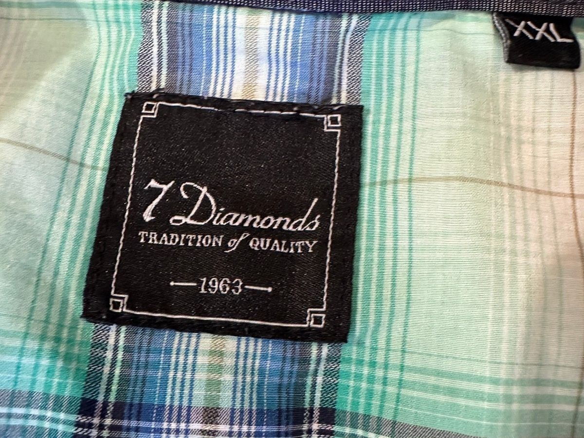 Seven Diamonds Plaid Button Shirt XXL